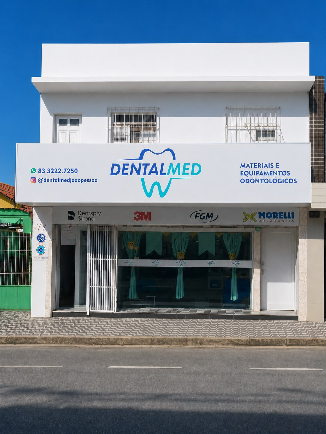 Fachada da Dentalmed João Pessoa